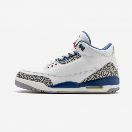 Air Jordan 3 Retro 136064 141 Blu Factory Outlet