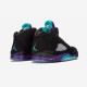 Air Jordan 5 Retro Black Grape 136027 007 Nero Jordan Shoes