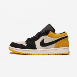 Air Jordan 1 Low University Gold 553558 127 Nero On Sale