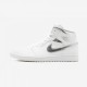 Air Jordan 1 Mid 554724 105 Argento Outlet Shop