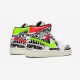 Air Jordan 1 Mid 554724 119 Nero Jordan Shoes