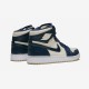 Wmns Air Jordan 1 Prem Midnight Navy Light Cream Aq9131 401 Marina Militare On Sale