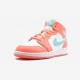 Air Jordan 1 Mid Gs Crimson Pulse 555112 814 Azzurro On Sale