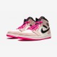 Air Jordan 1 Mid Se Crimson Tint Hyper Pink 852542 801 Rosa Jordan Shoes