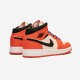 Air Jordan 1 Mid Se Gs Bq6931 800 Arancia In 2021