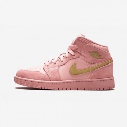 Air Jordan 1 Mid Se Gs Coral Bq6931 600 Rosa Shop Online