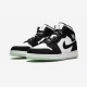 Air Jordan 1 Mid Se Gs Teal Tint Bq6931 103 Nero Factory Outlet